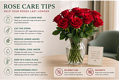 How to Make Roses live Longer | Rose Care Tips | 5280 Flowers