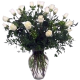 Longstem White Rose arrangement