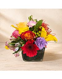Classic handcrafted flower subscription arrangement for local Denver delivery