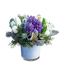 Classic Blue Arrangement for Spring delivery