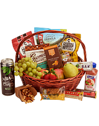 large local  Healthy Snack and Fruit Basket ( non GMO and Organic) 