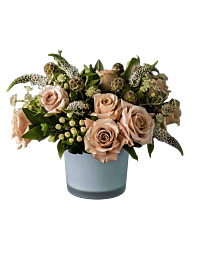 Blush Roses and Field flowers - Fair Trade Roses -