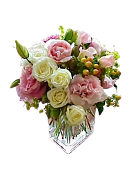 Classic light pink flower arrangement