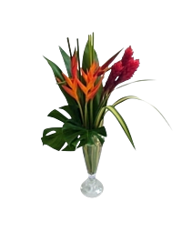 Tropical Heliconia  and Ginger  arrangement