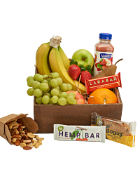 Healthy Organic Fruit and Snack Basket