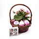 colorado-made-berry-smoothie-bath-set-with-plant and chocolate