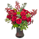 Red Roses and Red Orchids