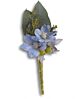 Blue Boutonniere