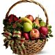 Christmas Fruit and Plant Basket