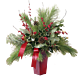 Christmas greens arrangement Fragrant & long lasting