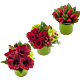 Large Christmas Centerpiece Trio