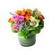 Ranunculus, succulents and Roses