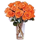 Denver Colorado Orange Rose Arrangement