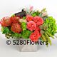 Happy Cube local seasonal flowers