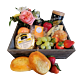 Denver Breakfast Crate with Flowers, Palisade Peach Jam and French Butter