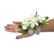 Denver White Orchid Wrist Corsage