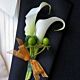 Double Calla Boutonniere