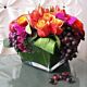 Autumn grapes and Roses
