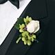 Orchid and Rose Boutonniere