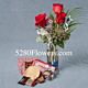 Patriotic Bud vase with treats