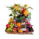 Colorado Artisan Chocolate, Fruit & Flower Basket