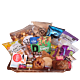 Extra Large Gluten-Free Snack and Graze Basket with Cookies Brownies Popcorn Chips Bobo's Bars and Gourmet Snacks