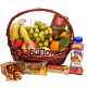 Healthy Non GMO Snack and Fruit Basket