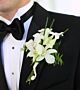 Large Orchid Boutonniere