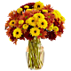Long lasting fall mum arrangment