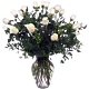 Longstem White Rose arrangement