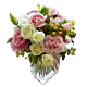 Classic light pink flower arrangement