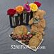 Roses Bear and Half and Half