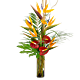 Tall Tropical bouquet Flower arrangement denver delivery tall