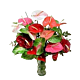 Tropical Anthurium Arrangement