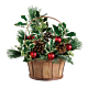 Colorado Christmas Centerpiece with holly