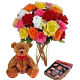 Valentine Mixed Rose Package Deal Denver Delivery