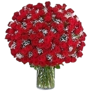 100 long stem assorted Rose arrangement, Available in all colors!