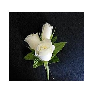 3 Rose Boutonniere