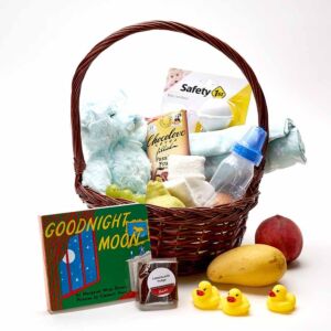 Baby basket select gender at check out