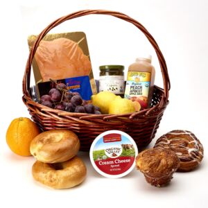 Colorado Smoked Salmon Gift Basket with Pastries LOCAL DELIVERY ONLY