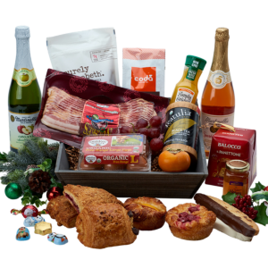 The Colorado Christmas (Holiday Decorated) Continental Breakfast basket