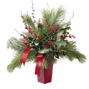 Christmas greens arrangement Fragrant & long lasting !