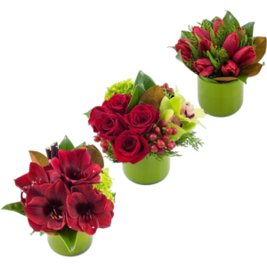 Large Christmas Centerpiece Trio