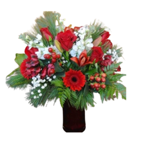 Christmas flower arrangement