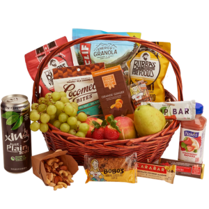 large local Healthy Snack and Fruit Basket ( non GMO and Organic)