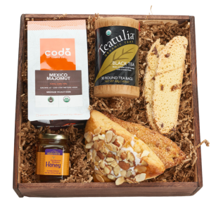 Best of Colorado Local Organic Coffee, Organic Tea, Honey, Biscotti and Scones