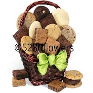 fresh baked local Colorado Cookie and Brownie Basket