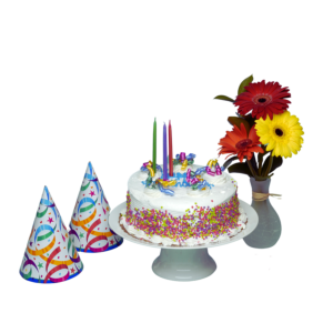 Happy Birthday cake with Flowers, chocolate or white, next day only please