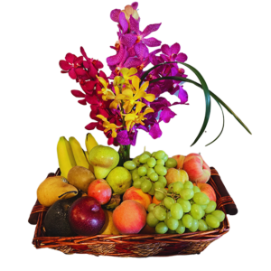 Fresh Fruit & Orchid Gift Basket – Local Denver Delivery
