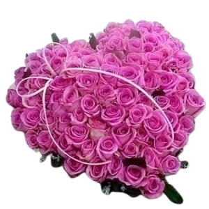 Rose Heart, available in different colors and sizes NOT FOR SAME DAY DELIVERY